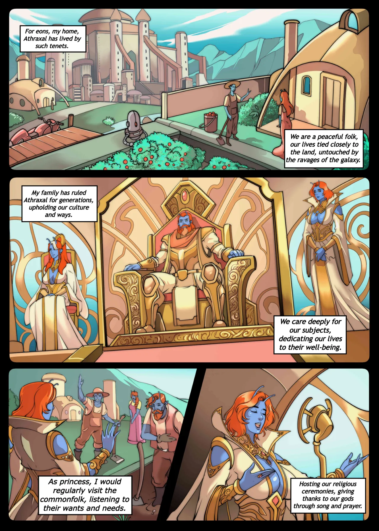 Galaxy of Scum 8: The Princess porn comic picture 4