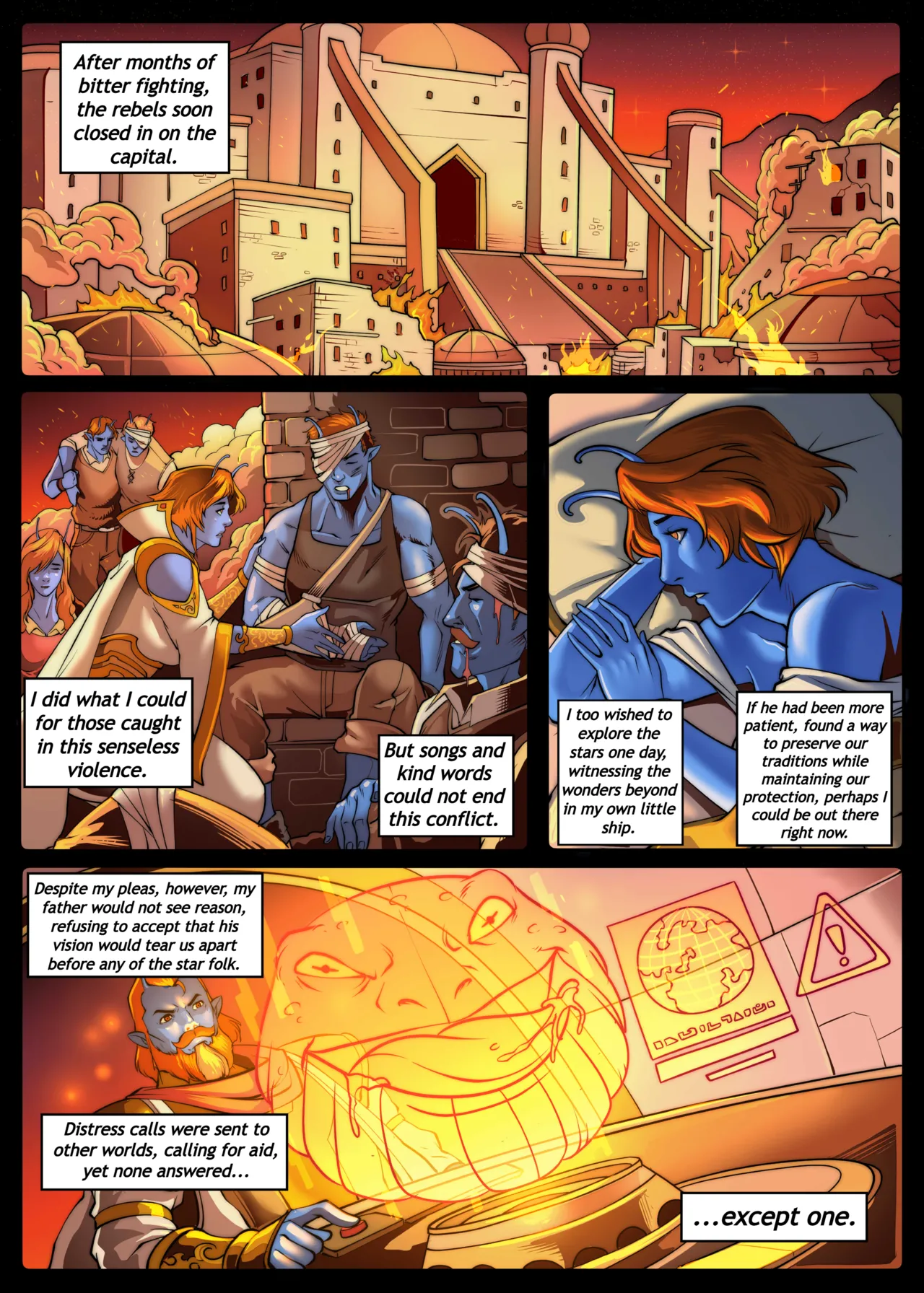 Galaxy of Scum 8: The Princess porn comic picture 7