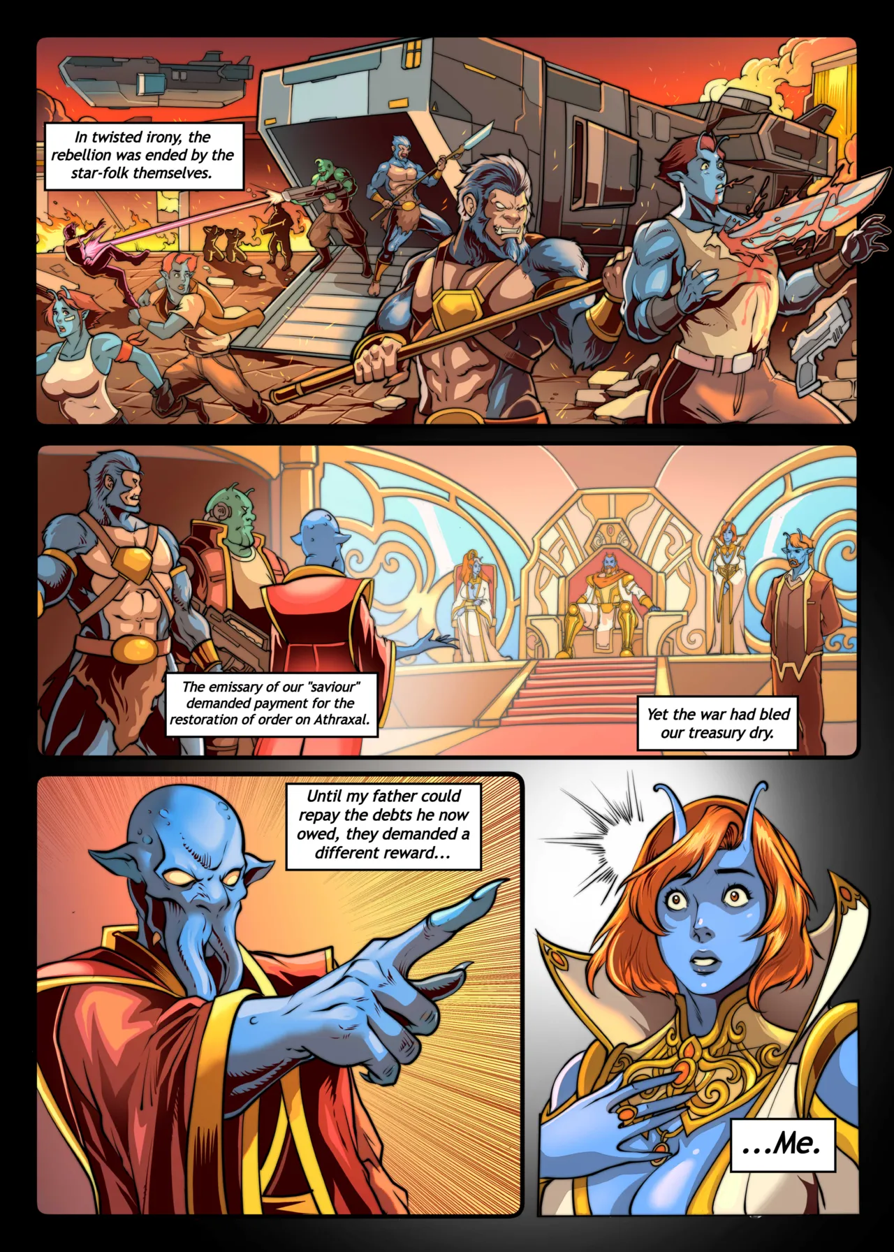 Galaxy of Scum 8: The Princess porn comic picture 8