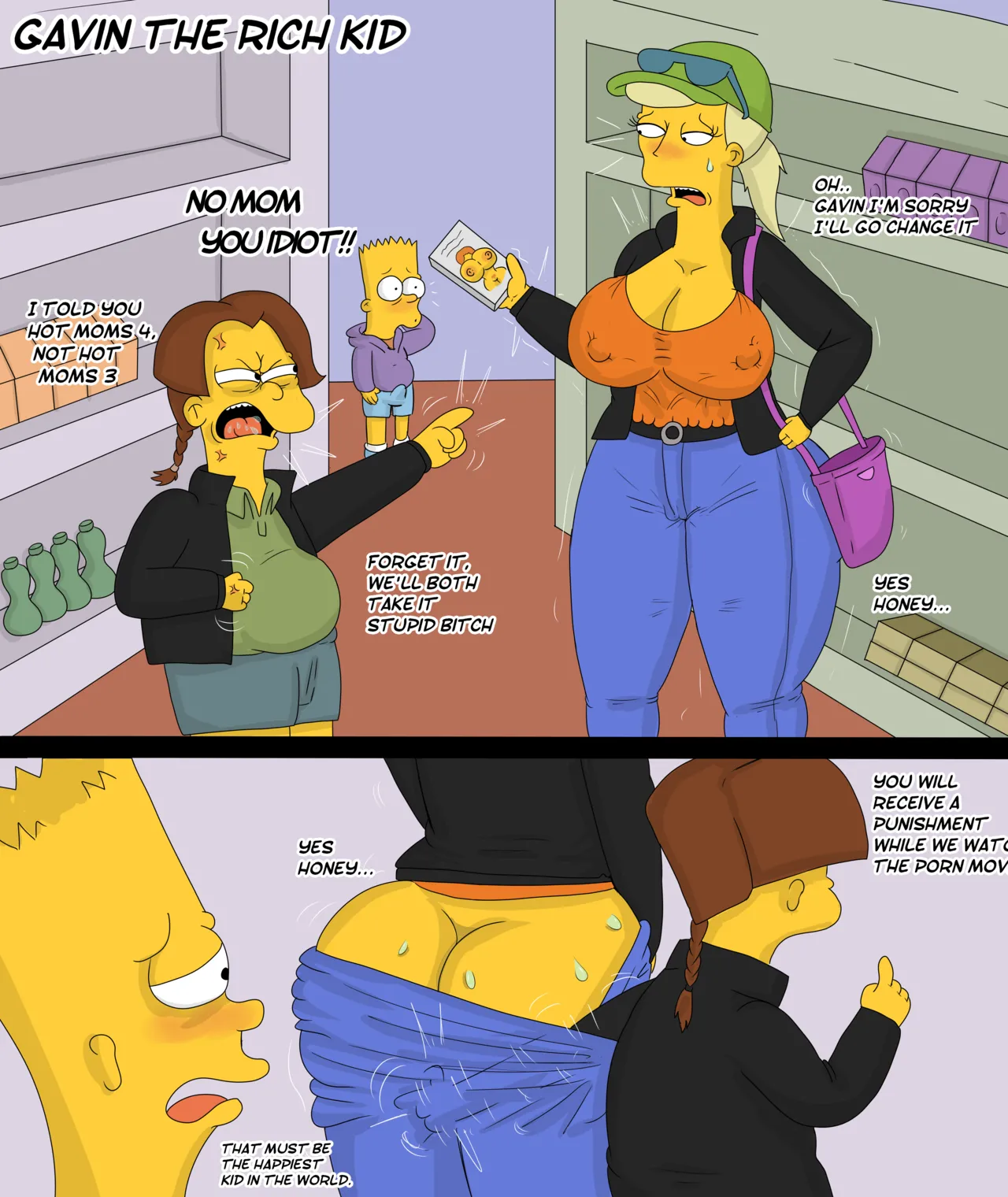 Gavin the rich kid porn comic picture 1