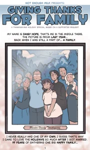 Giving Thanks for Family porn comic picture 1