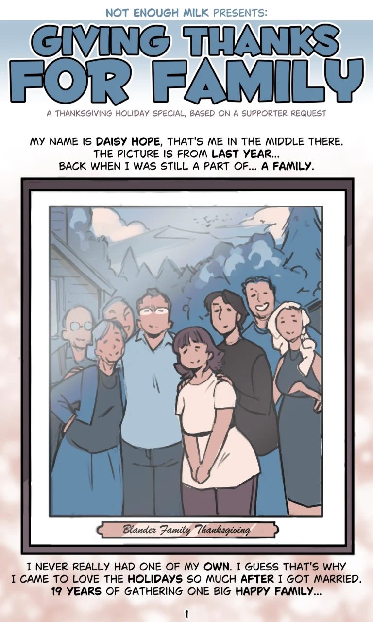 Giving Thanks for Family porn comic picture 1