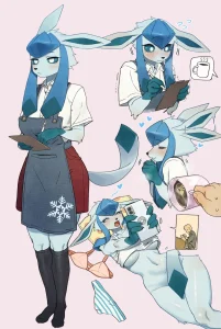 Glaceon barista porn comic picture 1