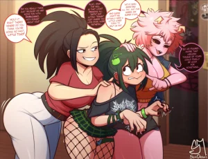 Goth Girls porn comic picture 1
