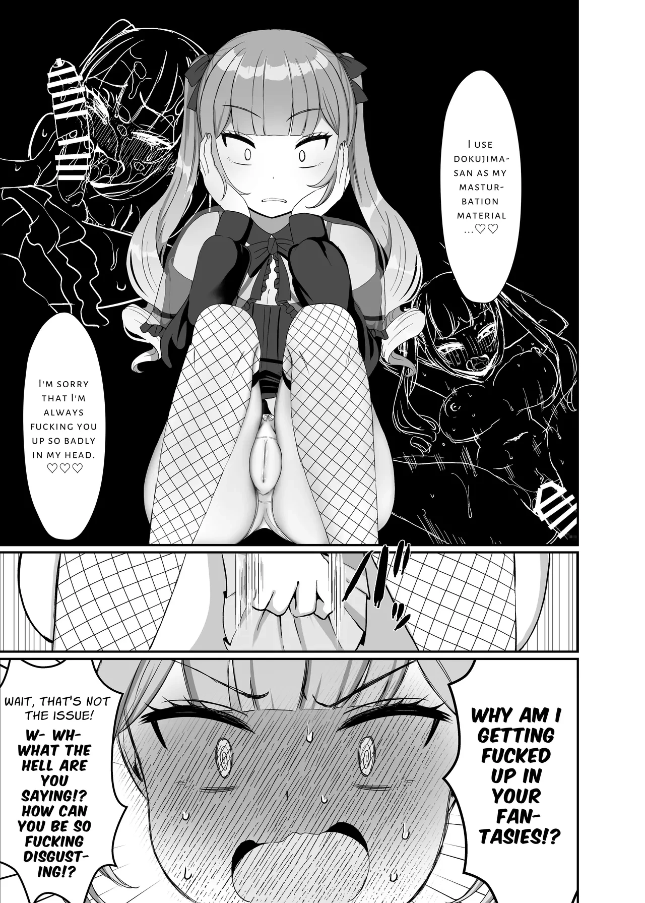 Gothic Fashion Futanari vs Jirai-kei Style Provocateur | Futanari Lolita vs Jiraikei Mesugaki 〜Kiyowa na Futanari Joshi wo Odoshita hazu ga Gyaku ni Okasare chatta!〜 porn comic picture 18