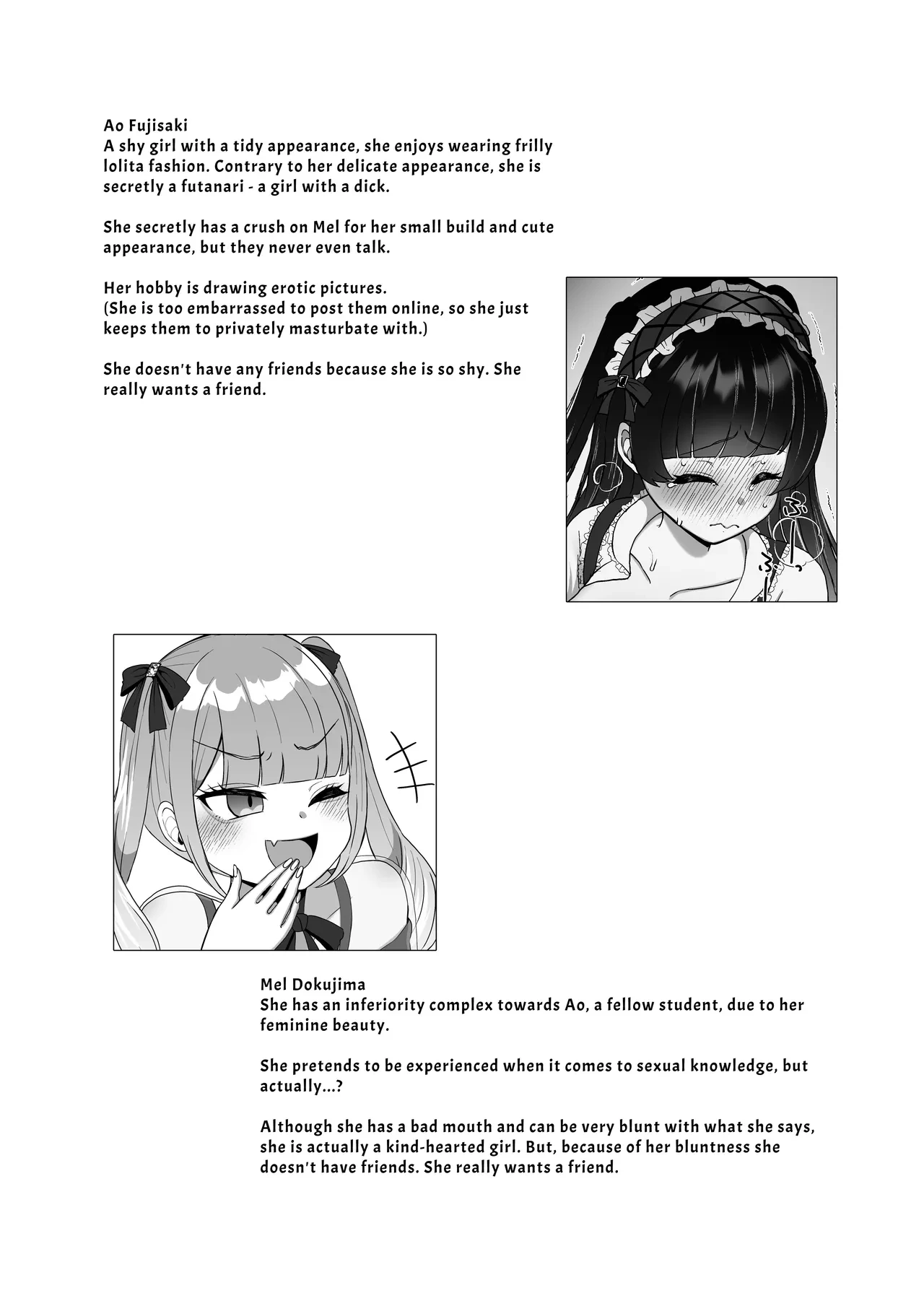 Gothic Fashion Futanari vs Jirai-kei Style Provocateur | Futanari Lolita vs Jiraikei Mesugaki 〜Kiyowa na Futanari Joshi wo Odoshita hazu ga Gyaku ni Okasare chatta!〜 porn comic picture 3