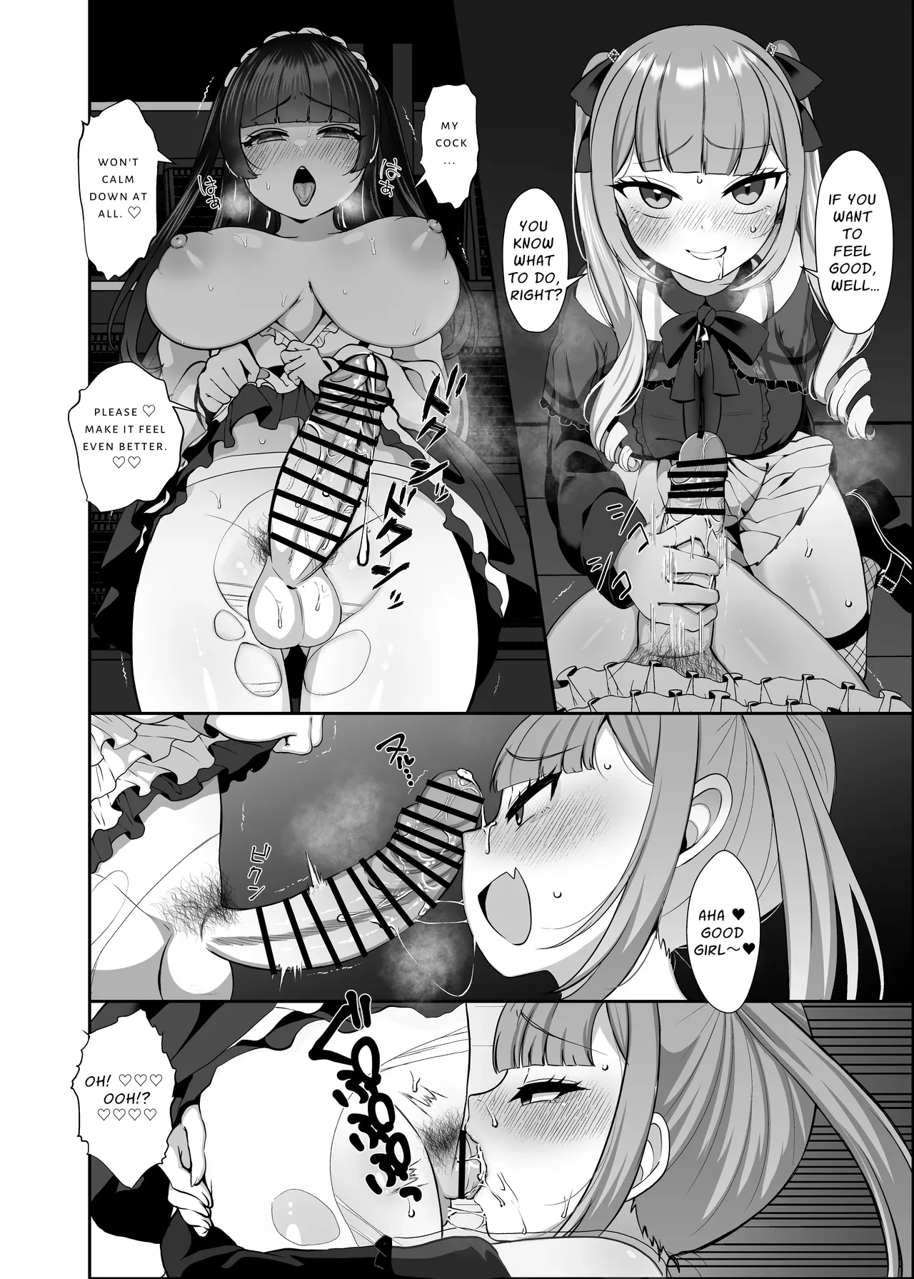Gothic Fashion Futanari vs Jirai-kei Style Provocateur | Futanari Lolita vs Jiraikei Mesugaki 〜Kiyowa na Futanari Joshi wo Odoshita hazu ga Gyaku ni Okasare chatta!〜 porn comic picture 27