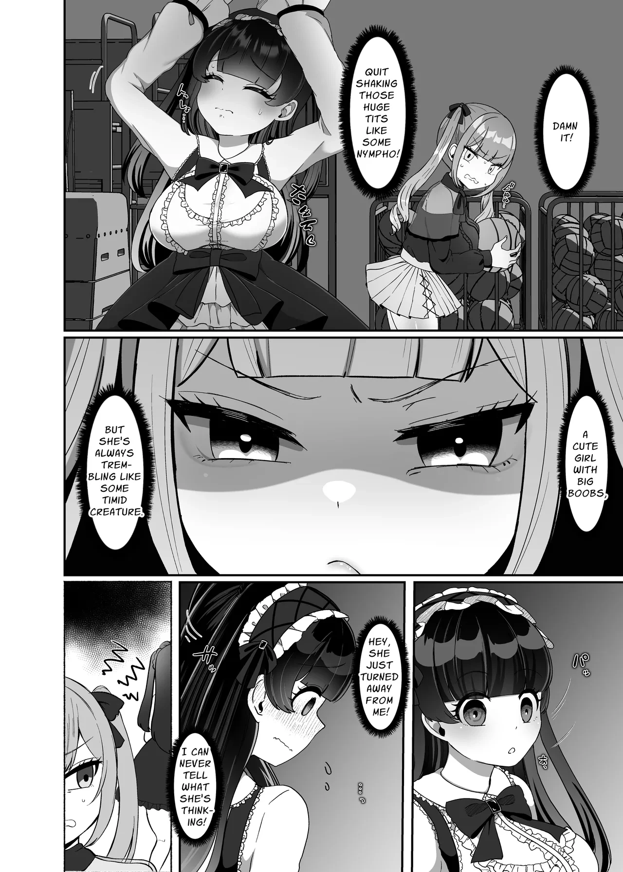 Gothic Fashion Futanari vs Jirai-kei Style Provocateur | Futanari Lolita vs Jiraikei Mesugaki 〜Kiyowa na Futanari Joshi wo Odoshita hazu ga Gyaku ni Okasare chatta!〜 porn comic picture 5