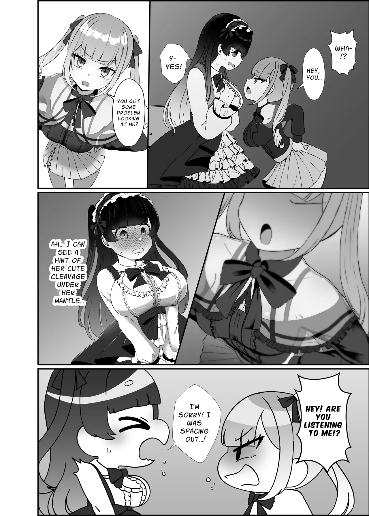 Gothic Fashion Futanari vs Jirai-kei Style Provocateur | Futanari Lolita vs Jiraikei Mesugaki 〜Kiyowa na Futanari Joshi wo Odoshita hazu ga Gyaku ni Okasare chatta!〜 porn comic picture 7