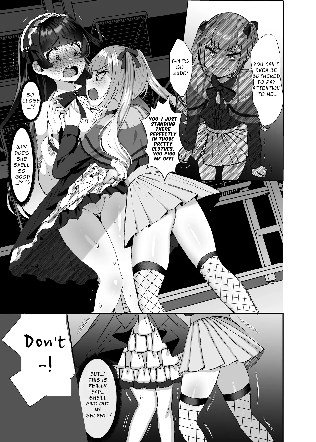 Gothic Fashion Futanari vs Jirai-kei Style Provocateur | Futanari Lolita vs Jiraikei Mesugaki 〜Kiyowa na Futanari Joshi wo Odoshita hazu ga Gyaku ni Okasare chatta!〜 porn comic picture 8
