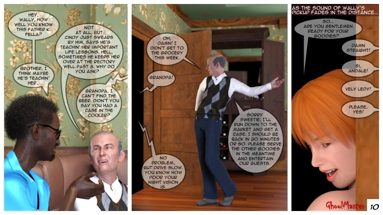 Grandpa's Poke Her Night 1 porn comic picture 10