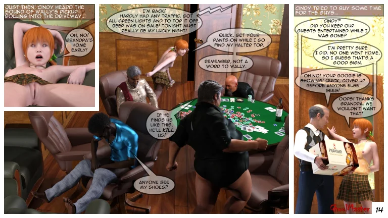Grandpa's Poke Her Night 1 porn comic picture 14