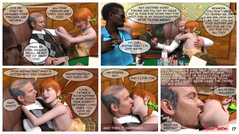 Grandpa's Poke Her Night 1 porn comic picture 17
