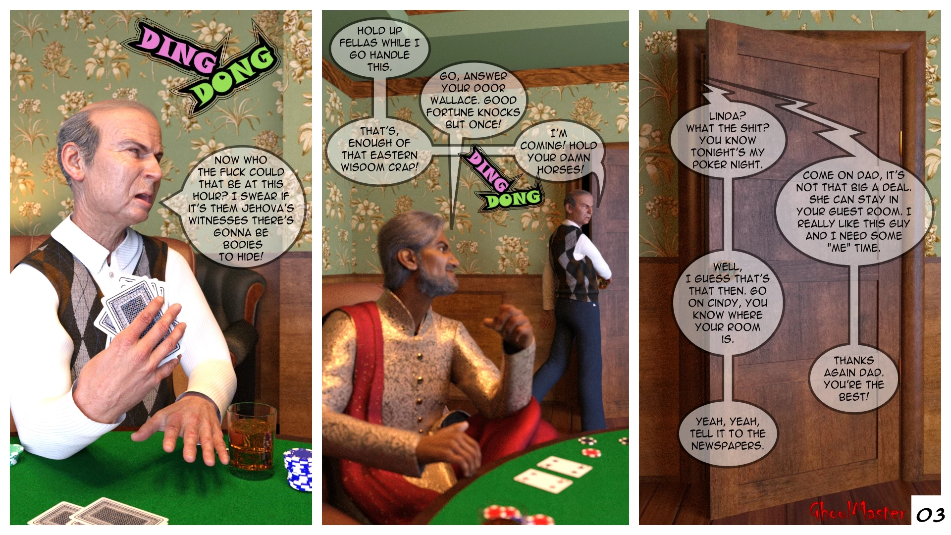 Grandpa's Poke Her Night 1 porn comic picture 3