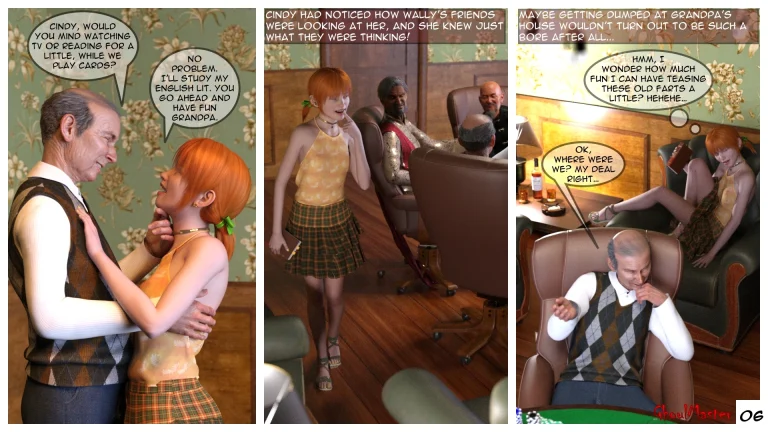 Grandpa's Poke Her Night 1 porn comic picture 6