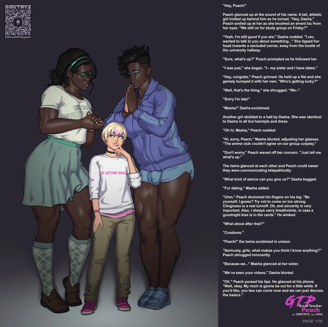 Great Teacher Peach porn comic picture 1