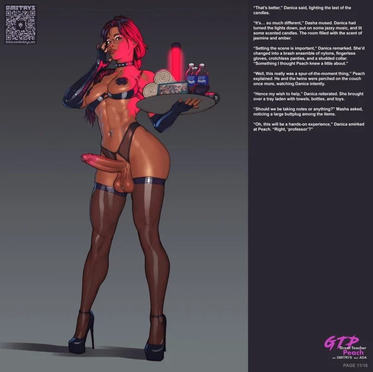 Great Teacher Peach porn comic picture 11