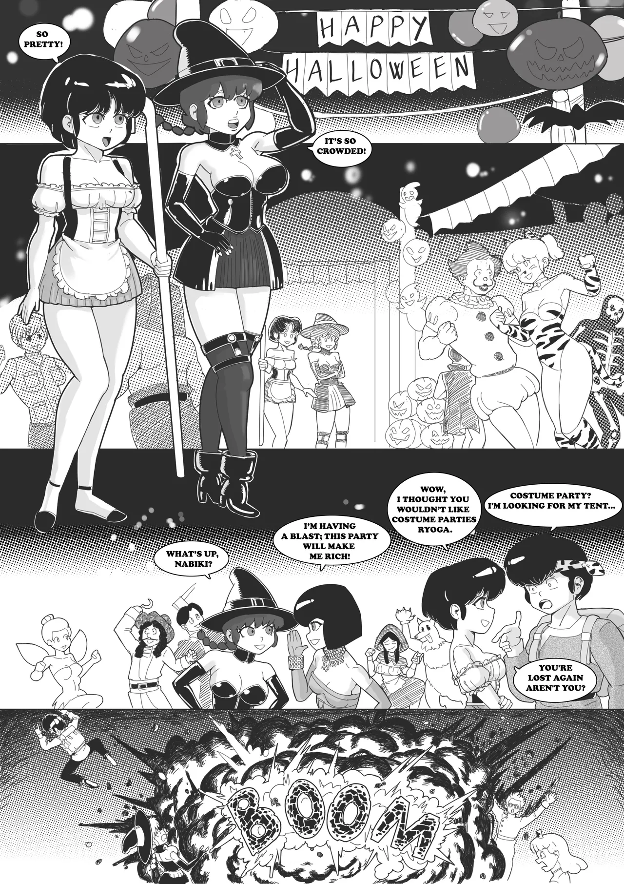 Halloween Fever porn comic picture 2