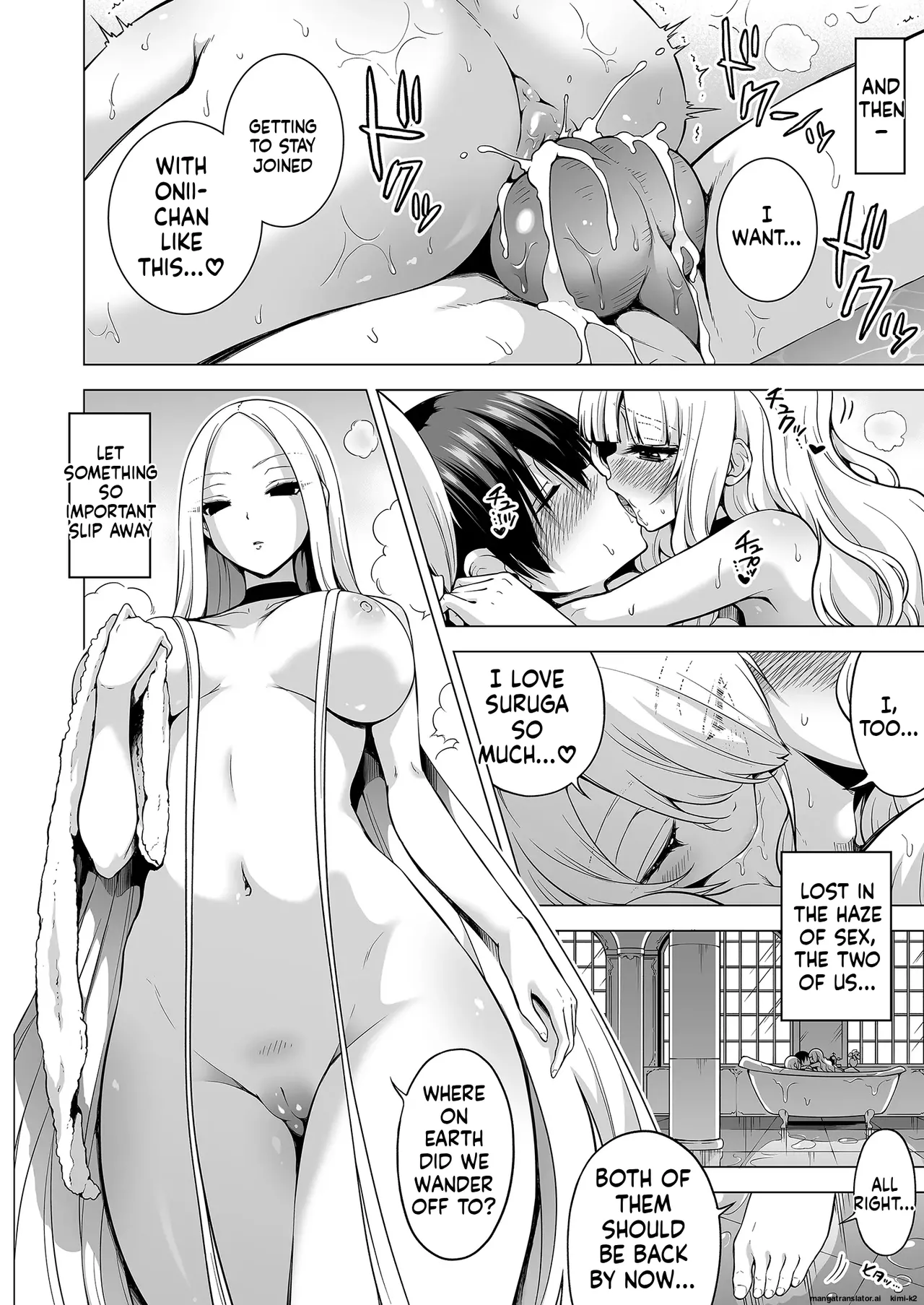 Hands-On Draining with Three Succubus Sisters 2 porn comic picture 87