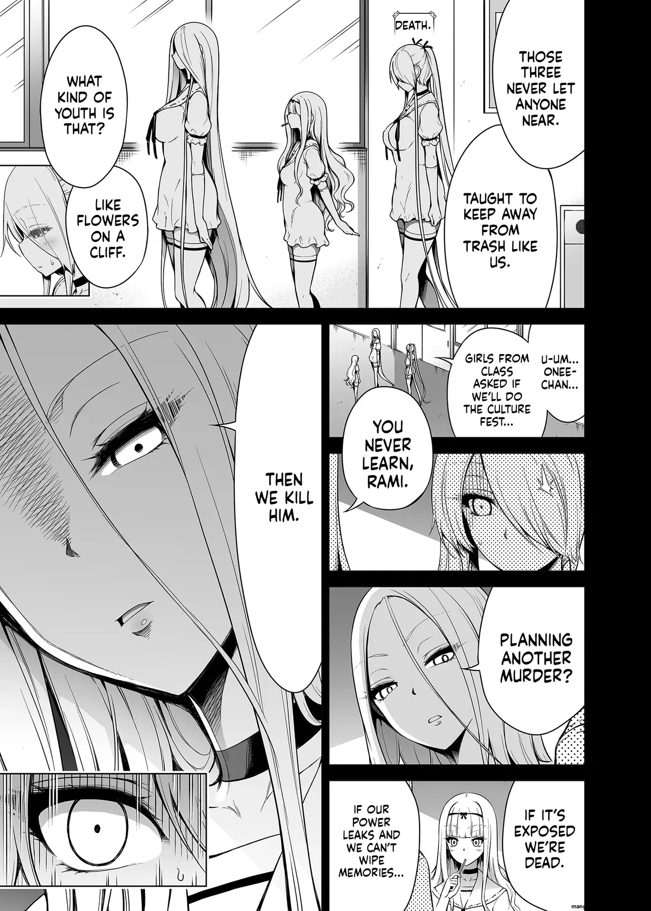 Hands-On Draining with Three Succubus Sisters porn comic picture 68