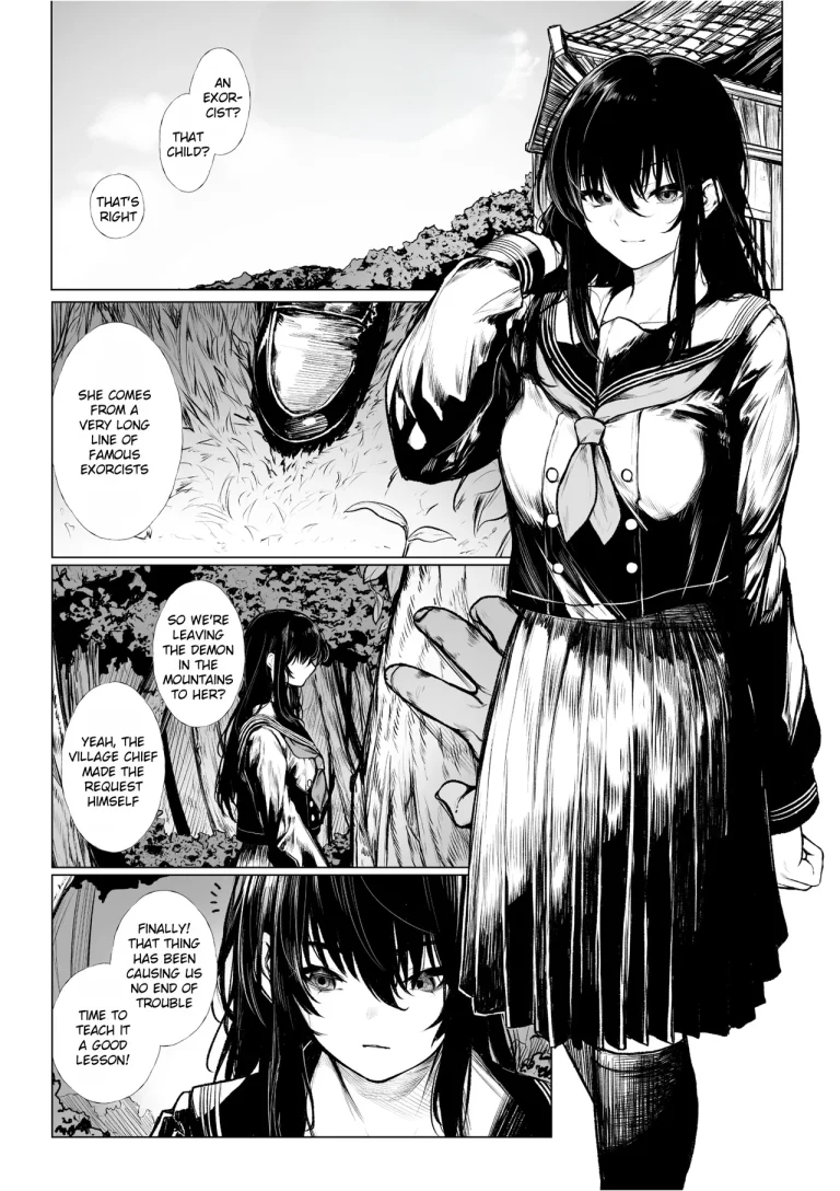 Haraiya Isn't Going to Lose to a Little Demon | Haraiya wa Kooni ni Nanka Makenai Haiboku Route Ban porn comic picture 1