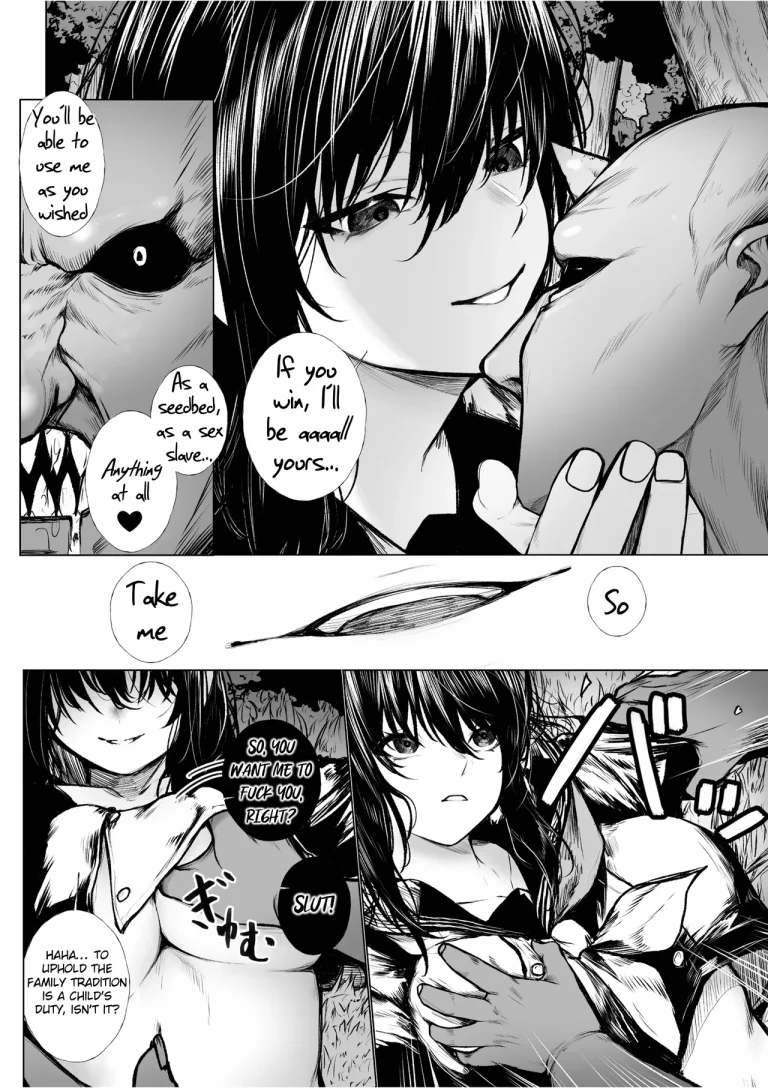 Haraiya Isn't Going to Lose to a Little Demon | Haraiya wa Kooni ni Nanka Makenai Haiboku Route Ban porn comic picture 4