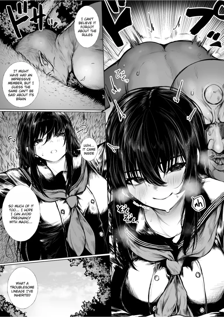 Haraiya Isn't Going to Lose to a Little Demon | Haraiya wa Kooni ni Nanka Makenai Haiboku Route Ban porn comic picture 9
