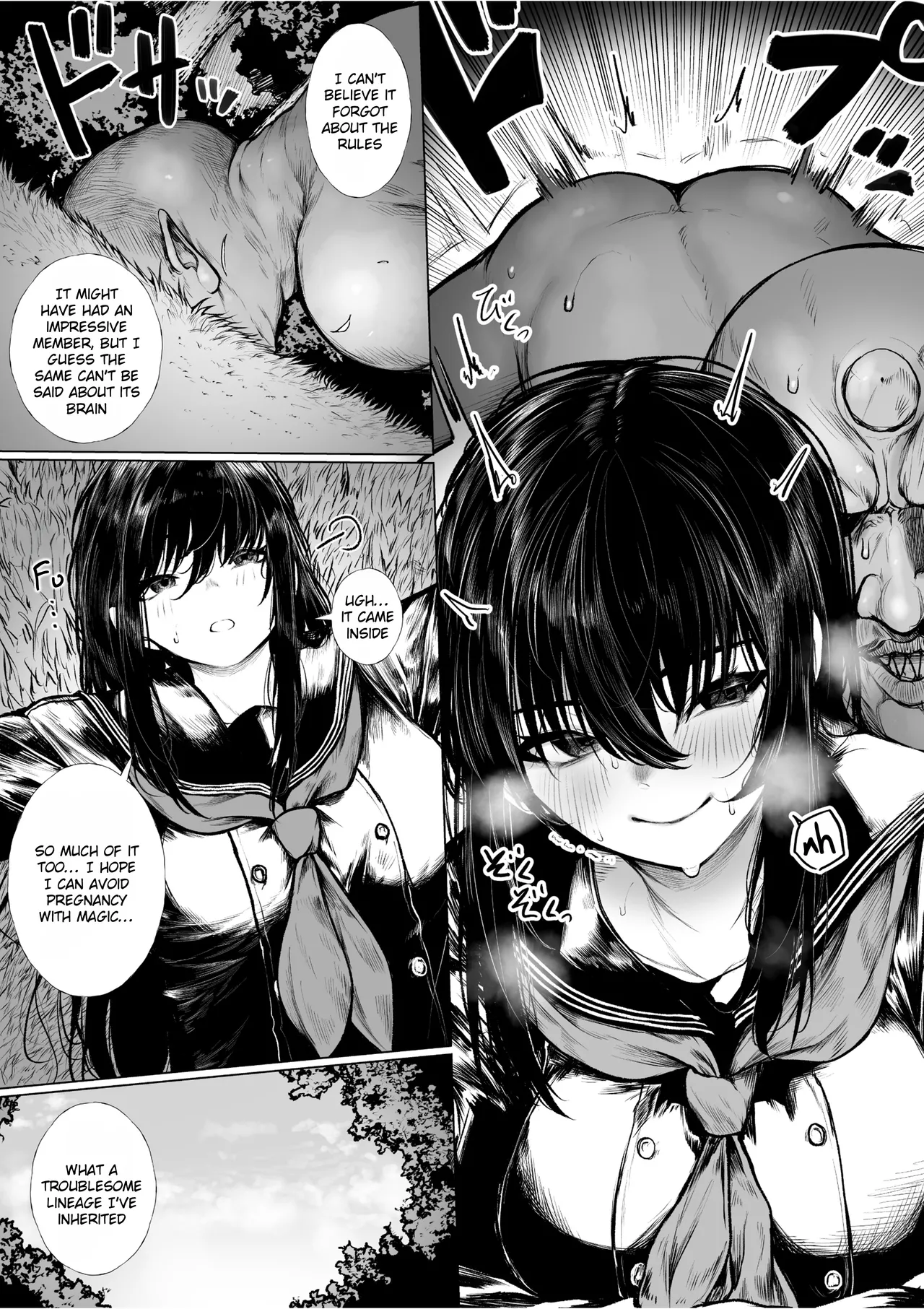 Haraiya Isn't Going to Lose to a Little Demon | Haraiya wa Kooni ni Nanka Makenai Haiboku Route Ban porn comic picture 9