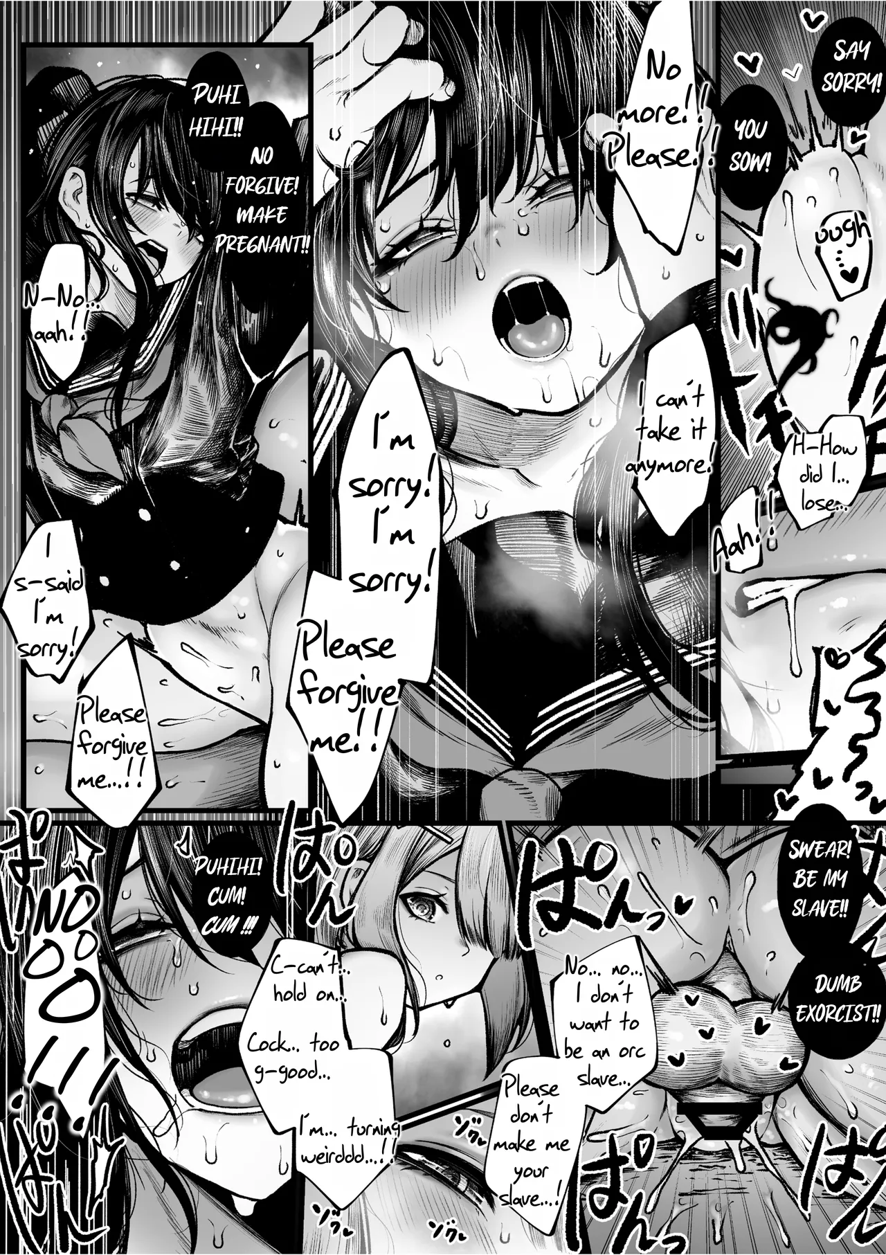 Haraiya Isn't Going to Lose to Orcs porn comic picture 13