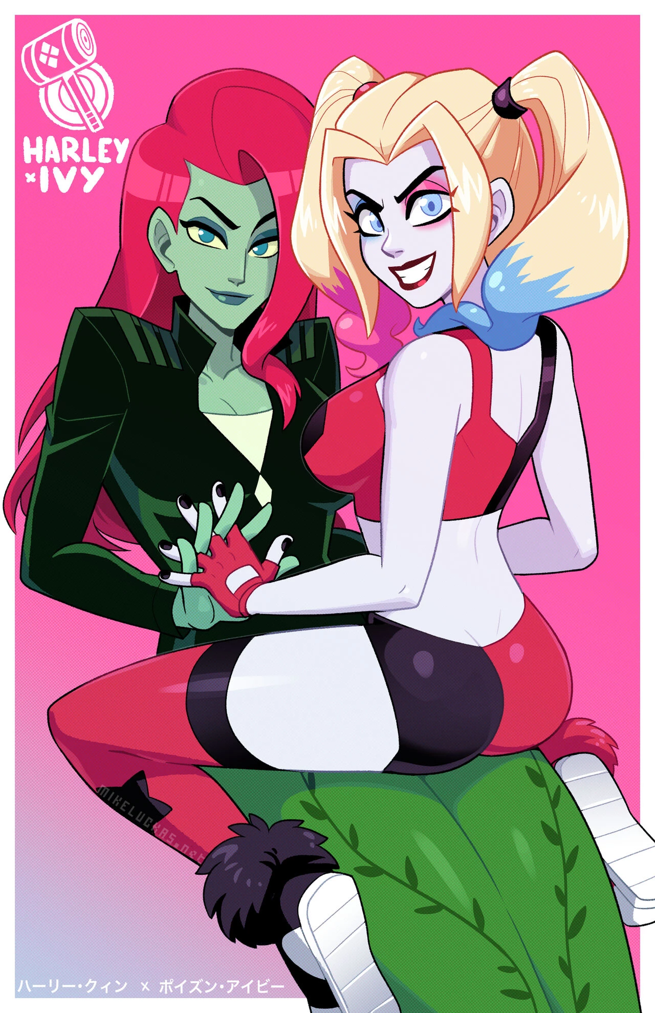 Harley and Ivy porn comic picture 2
