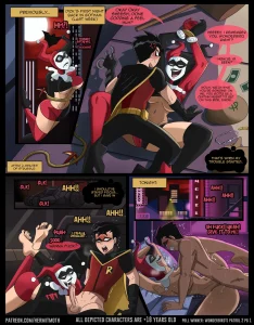 Harley x Robin: Wonderbird's Patrol porn comic picture 1