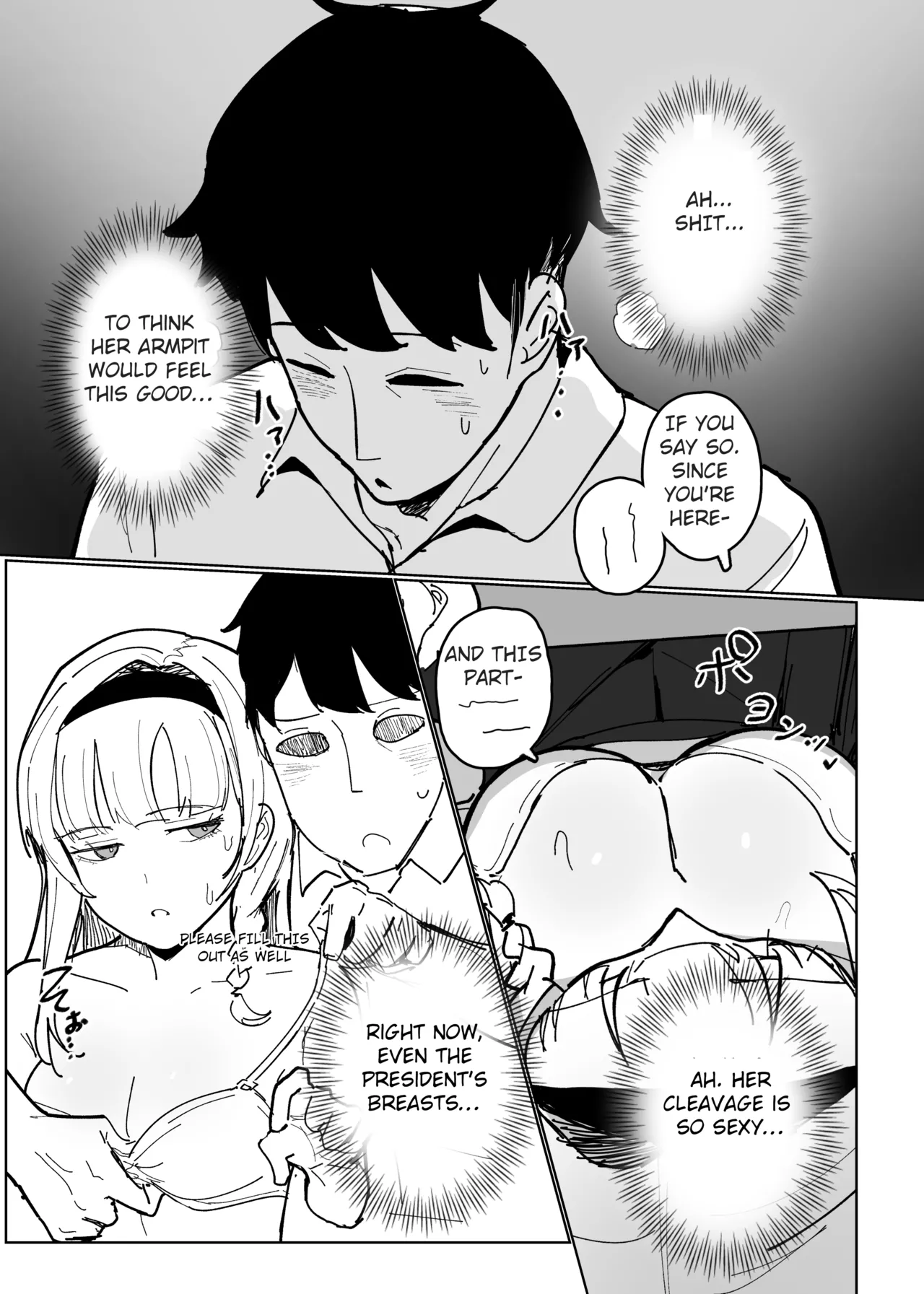 Having Free Use of The President with a Perception Blocking App porn comic picture 25