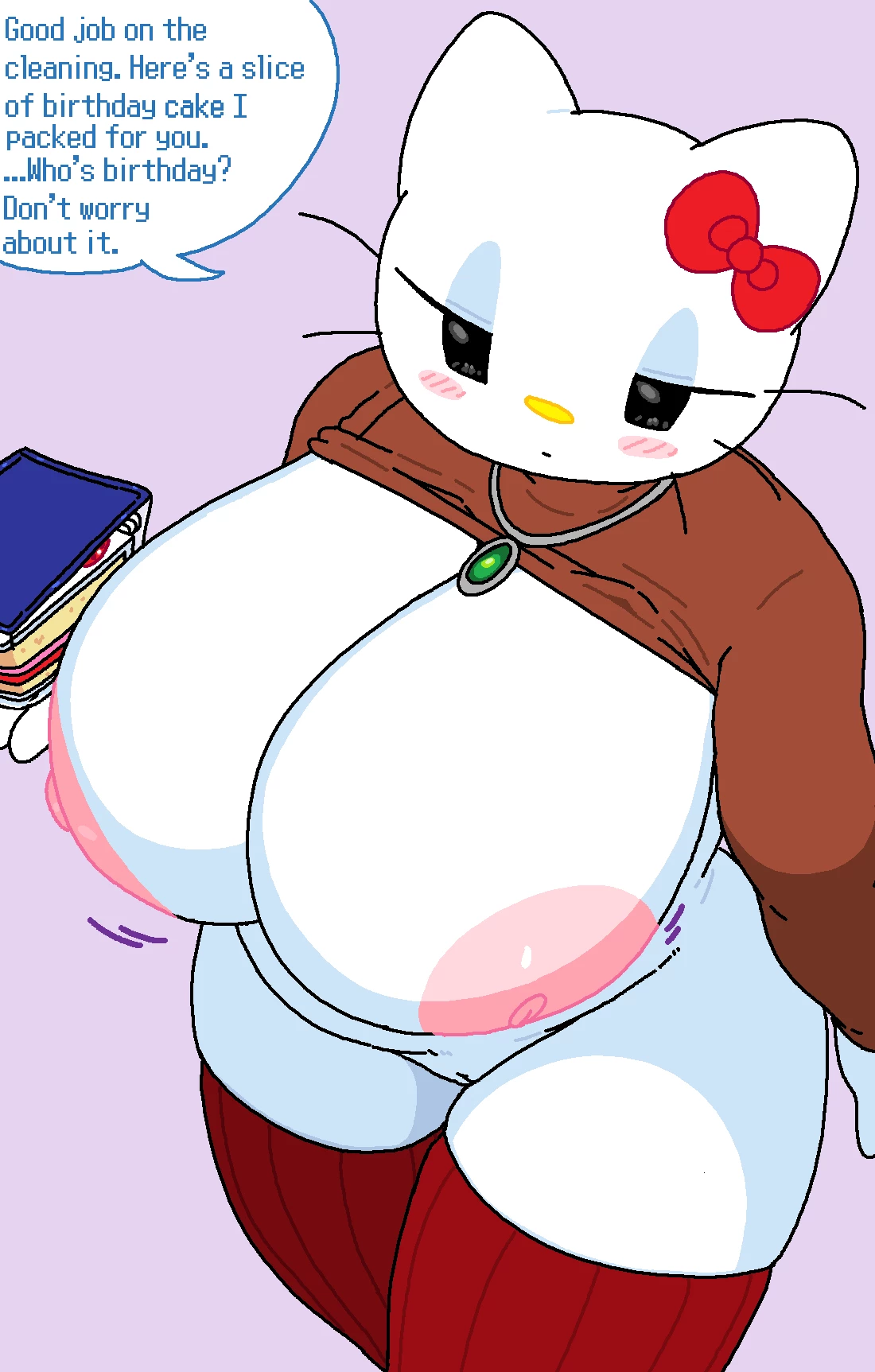 Hello Kitty asks you a question porn comic picture 19