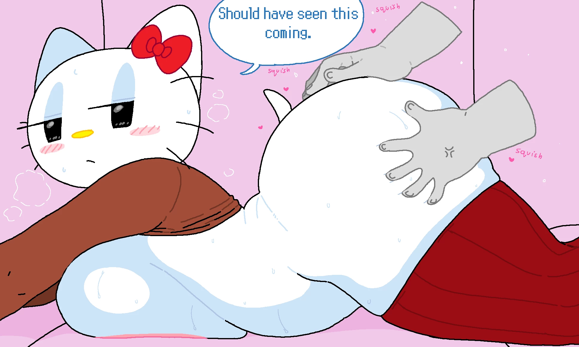 Hello Kitty asks you a question porn comic picture 9