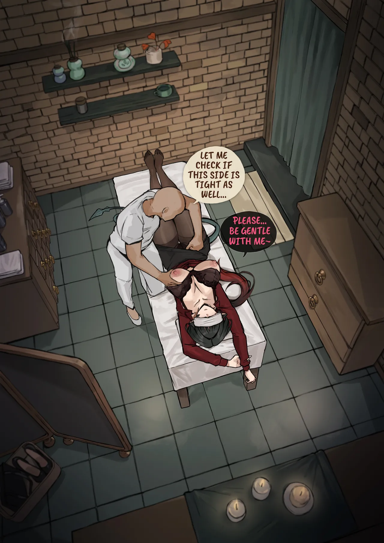 Her Private Ritual for Release porn comic picture 11