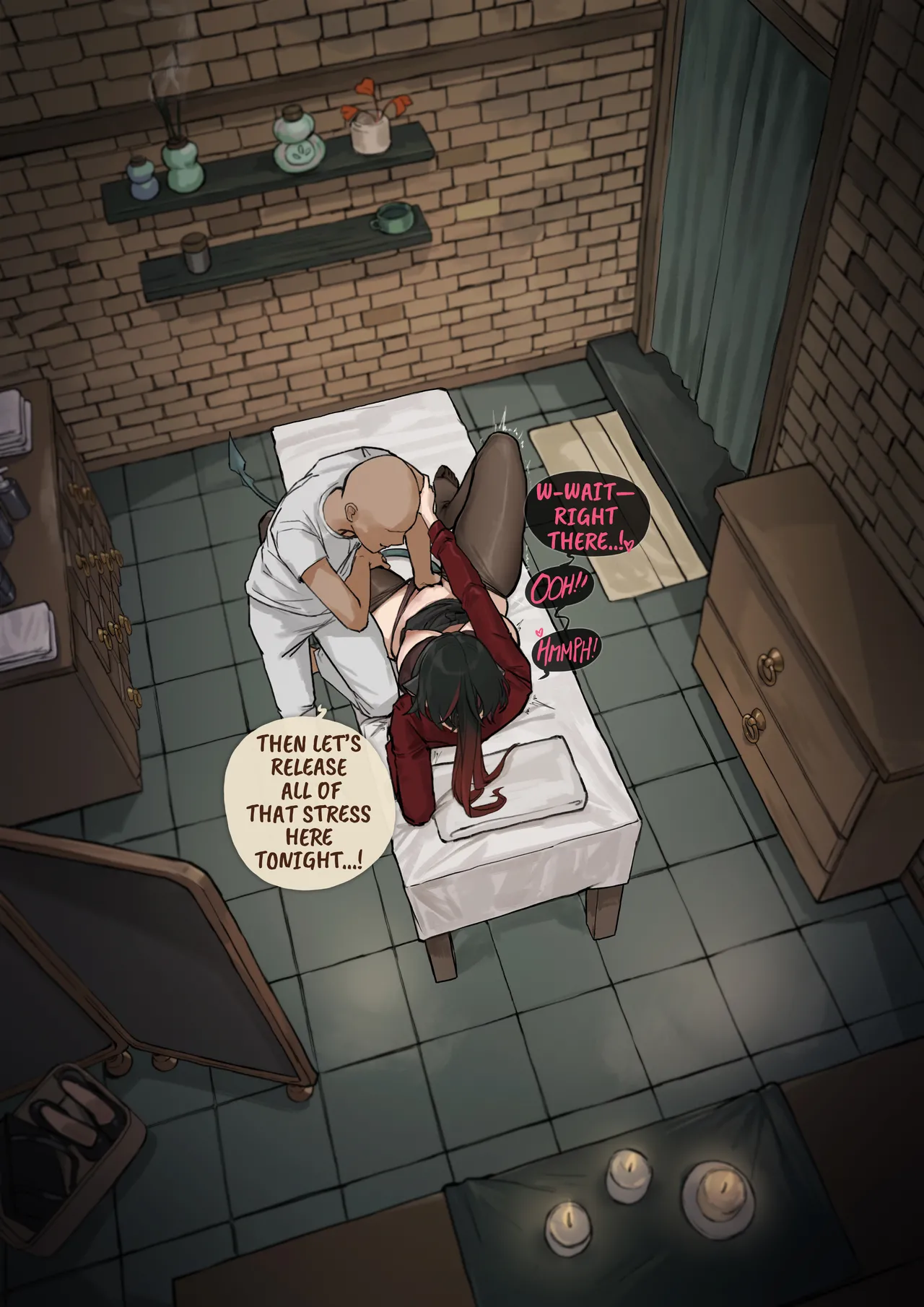 Her Private Ritual for Release porn comic picture 13