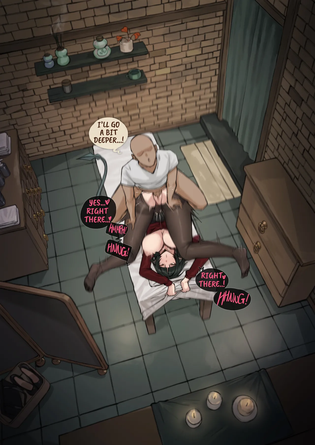 Her Private Ritual for Release porn comic picture 19