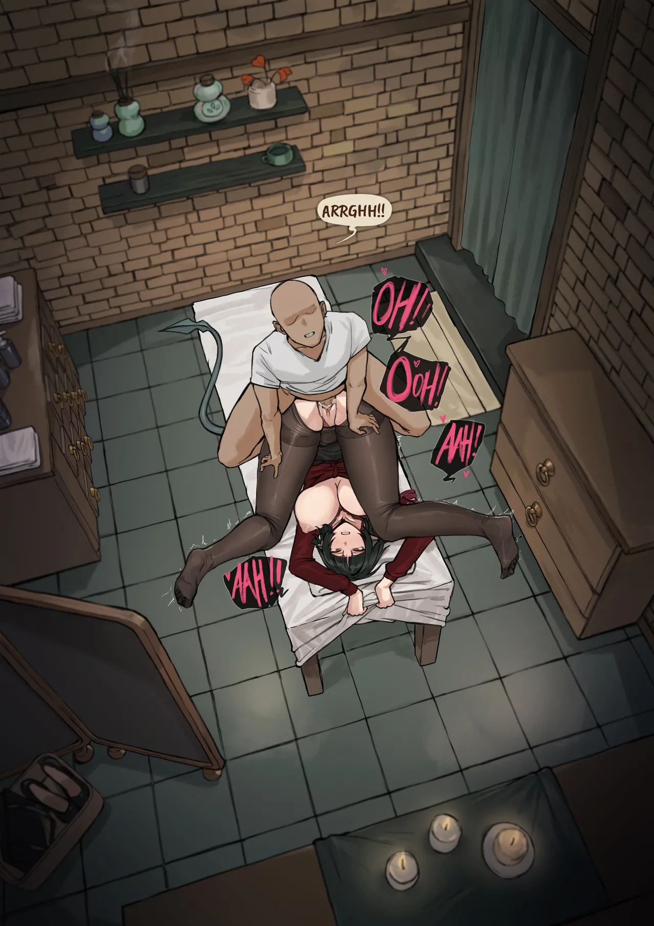 Her Private Ritual for Release porn comic picture 20