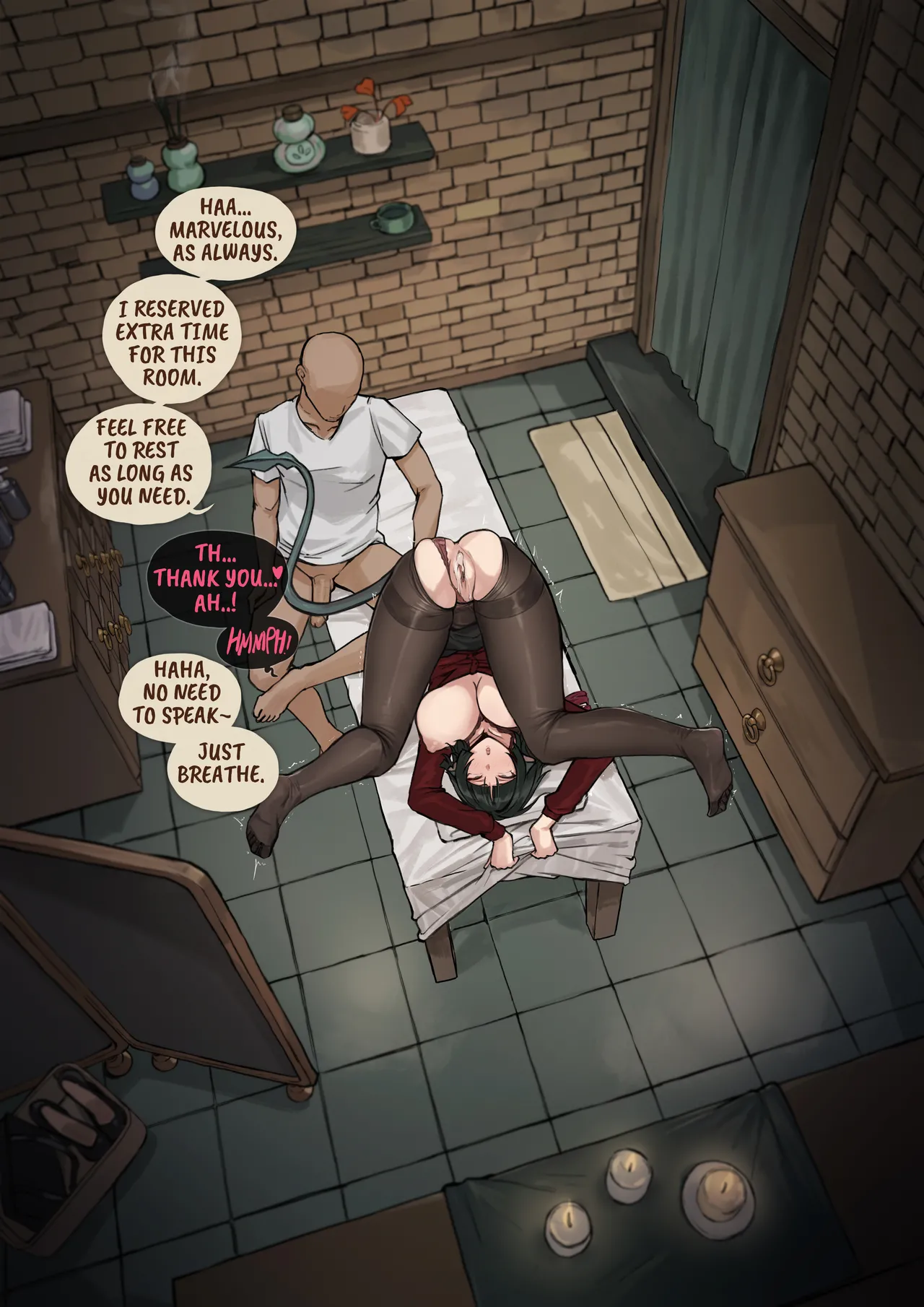 Her Private Ritual for Release porn comic picture 21