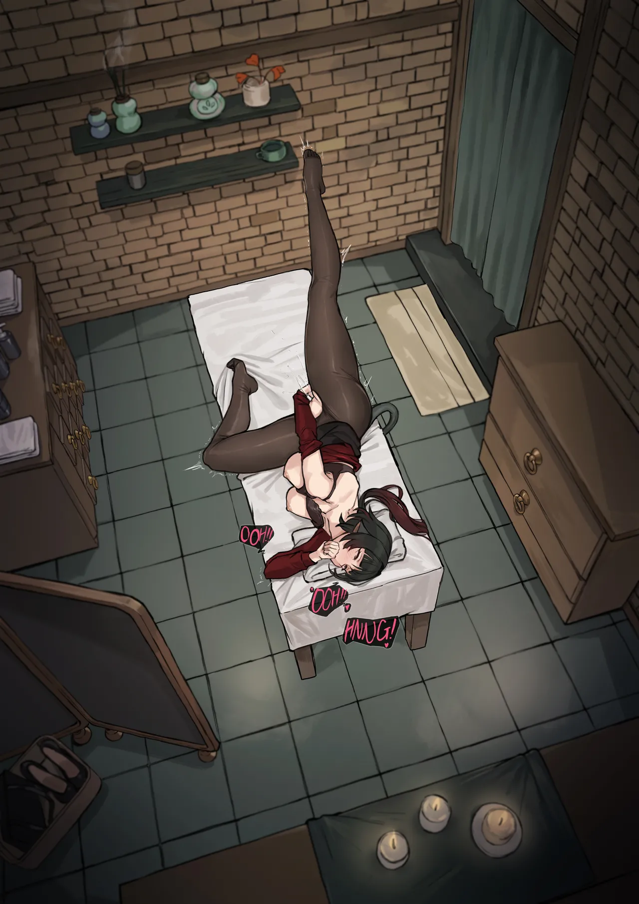 Her Private Ritual for Release porn comic picture 24