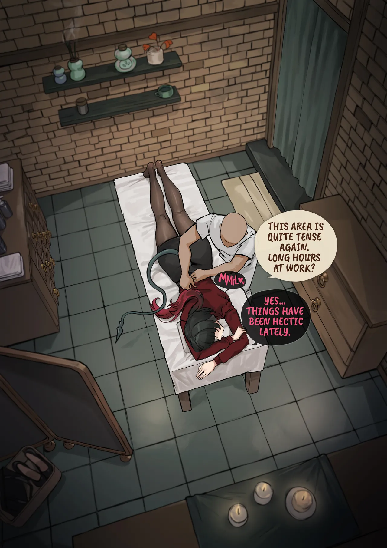 Her Private Ritual for Release porn comic picture 6