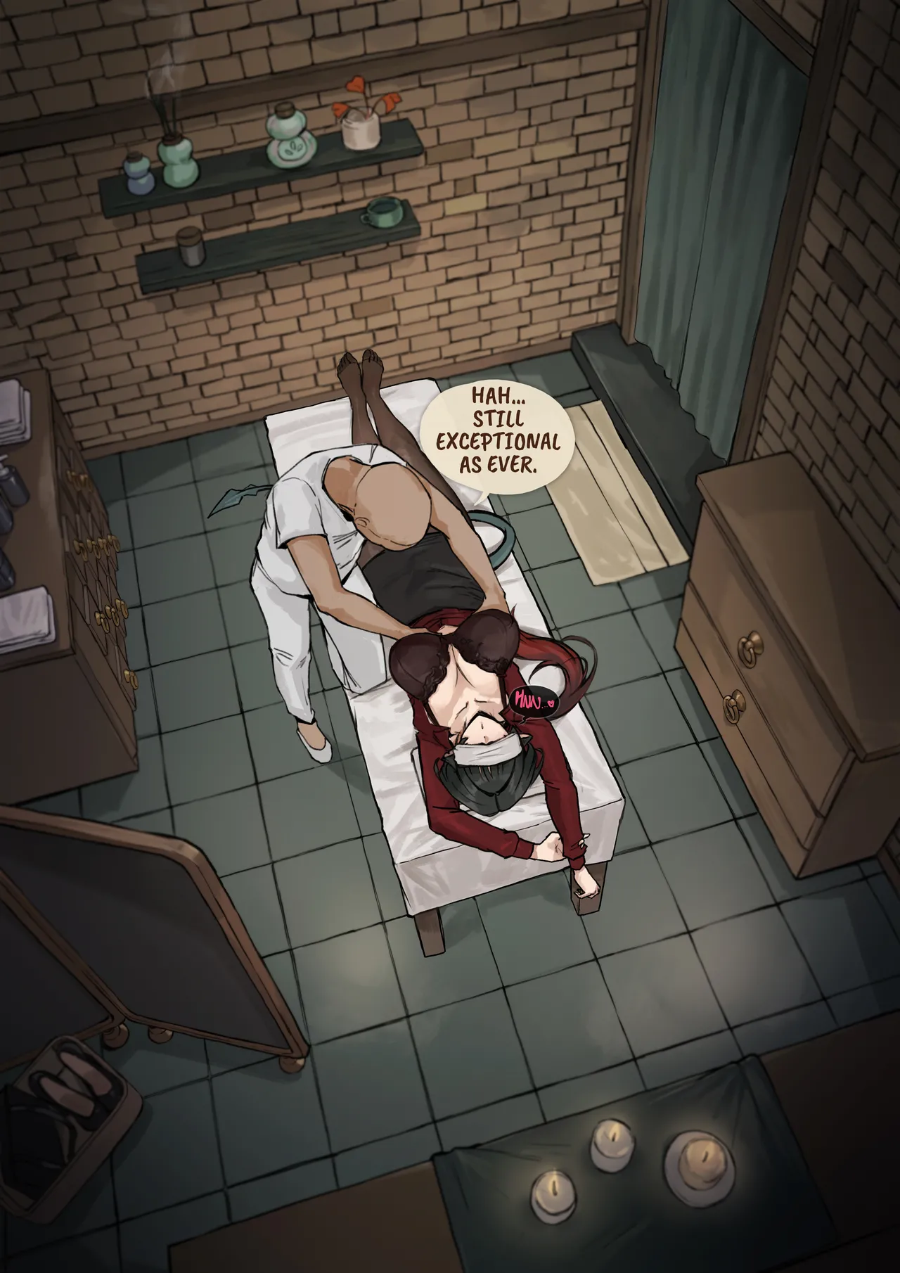 Her Private Ritual for Release porn comic picture 9