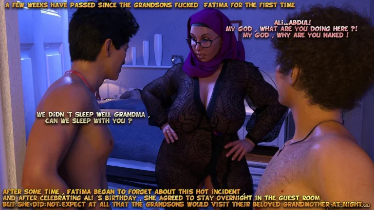 Hijab Amateures 7- Night Visit For Fatima porn comic picture 2
