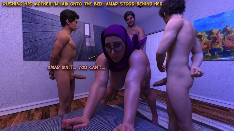 Hijab Amateures 7- Night Visit For Fatima porn comic picture 38