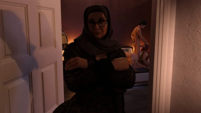 Hijab Amateures - Night Visit For Fatima 2 porn comic picture 14