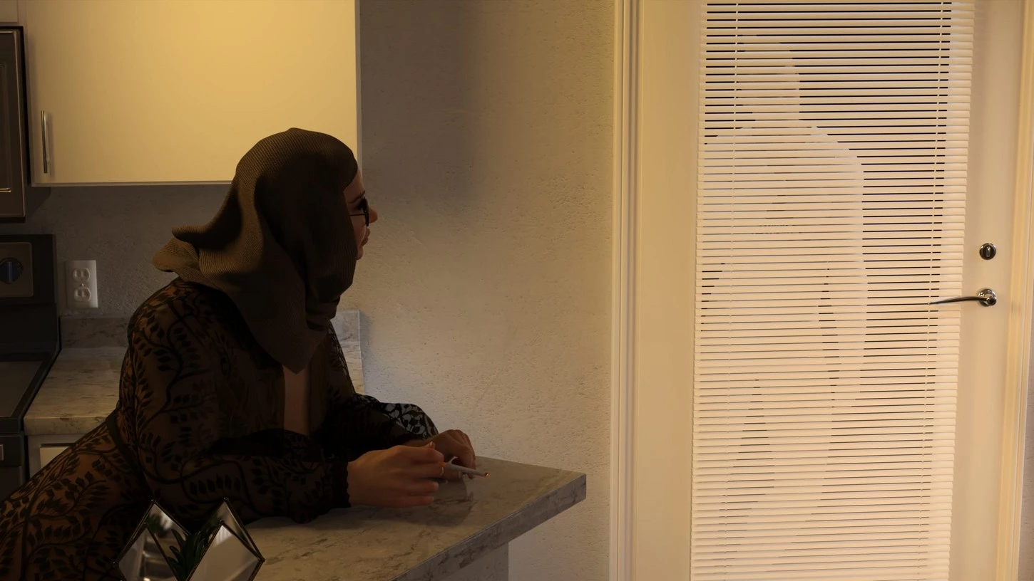 Hijab Amateures - Night Visit For Fatima 2 porn comic picture 39