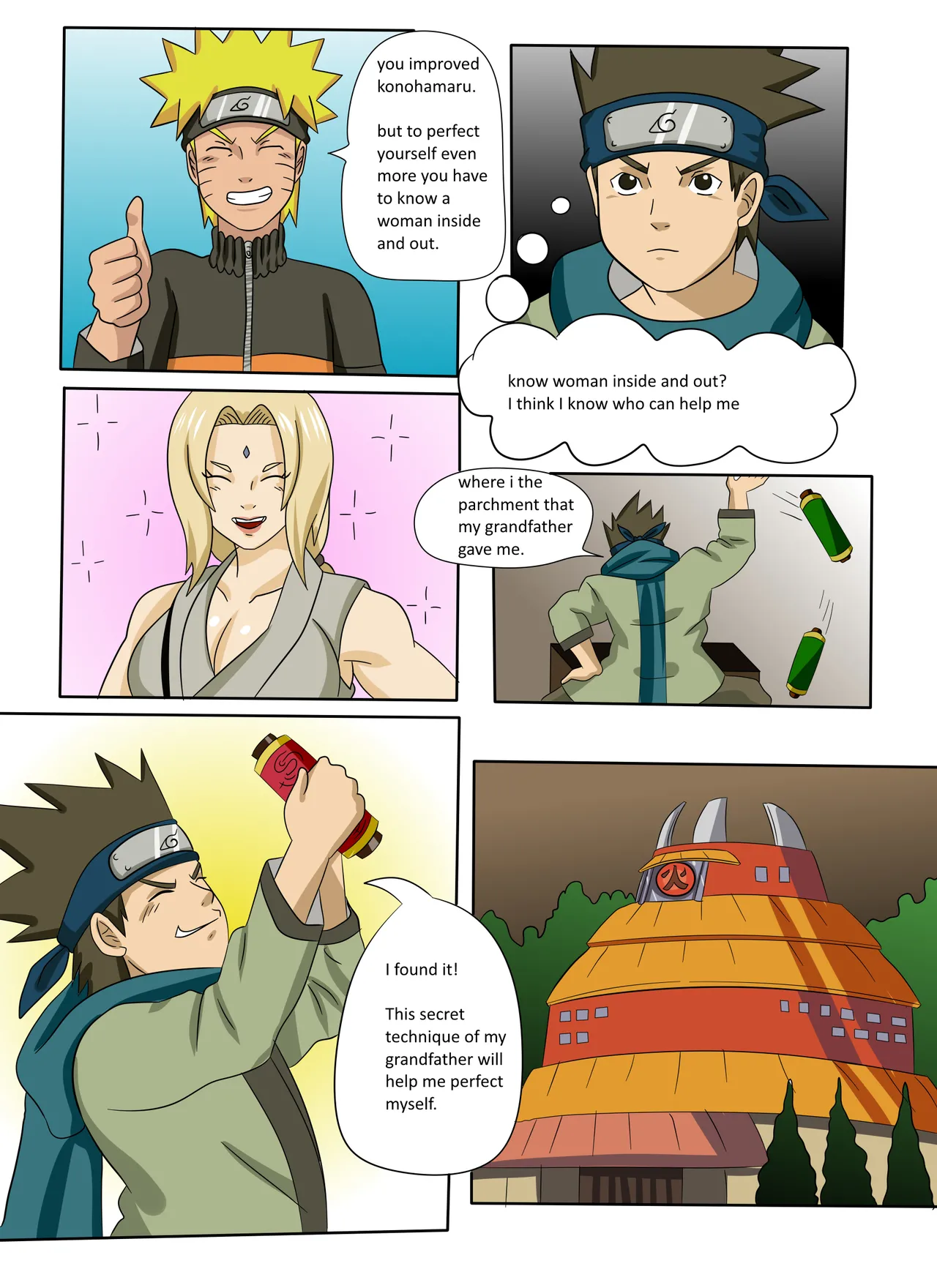 Hokage Training porn comic picture 2