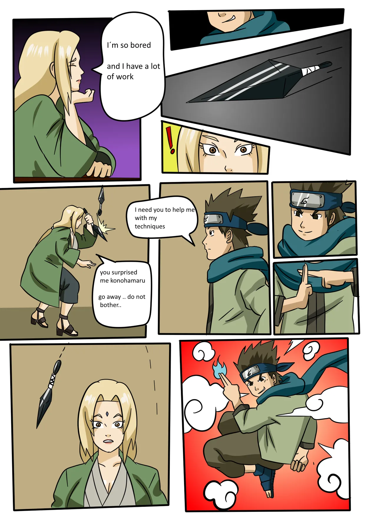 Hokage Training porn comic picture 3