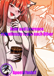 Holo and Lawrence relentlessly tease each Other porn comic picture 1