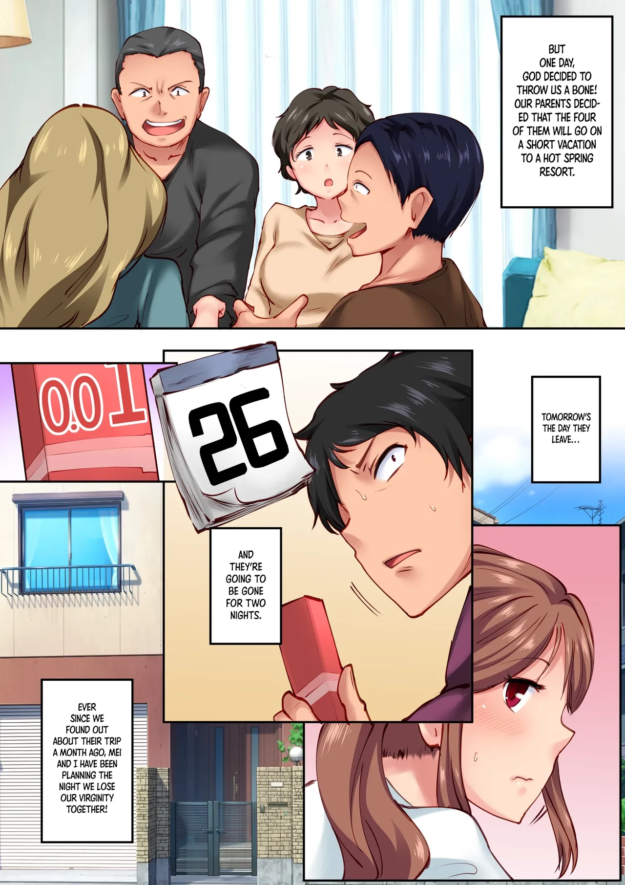 Home Alone Romp with my Childhood Friend | Osananajimi ga Konnani Kimochi ii Nante porn comic picture 5